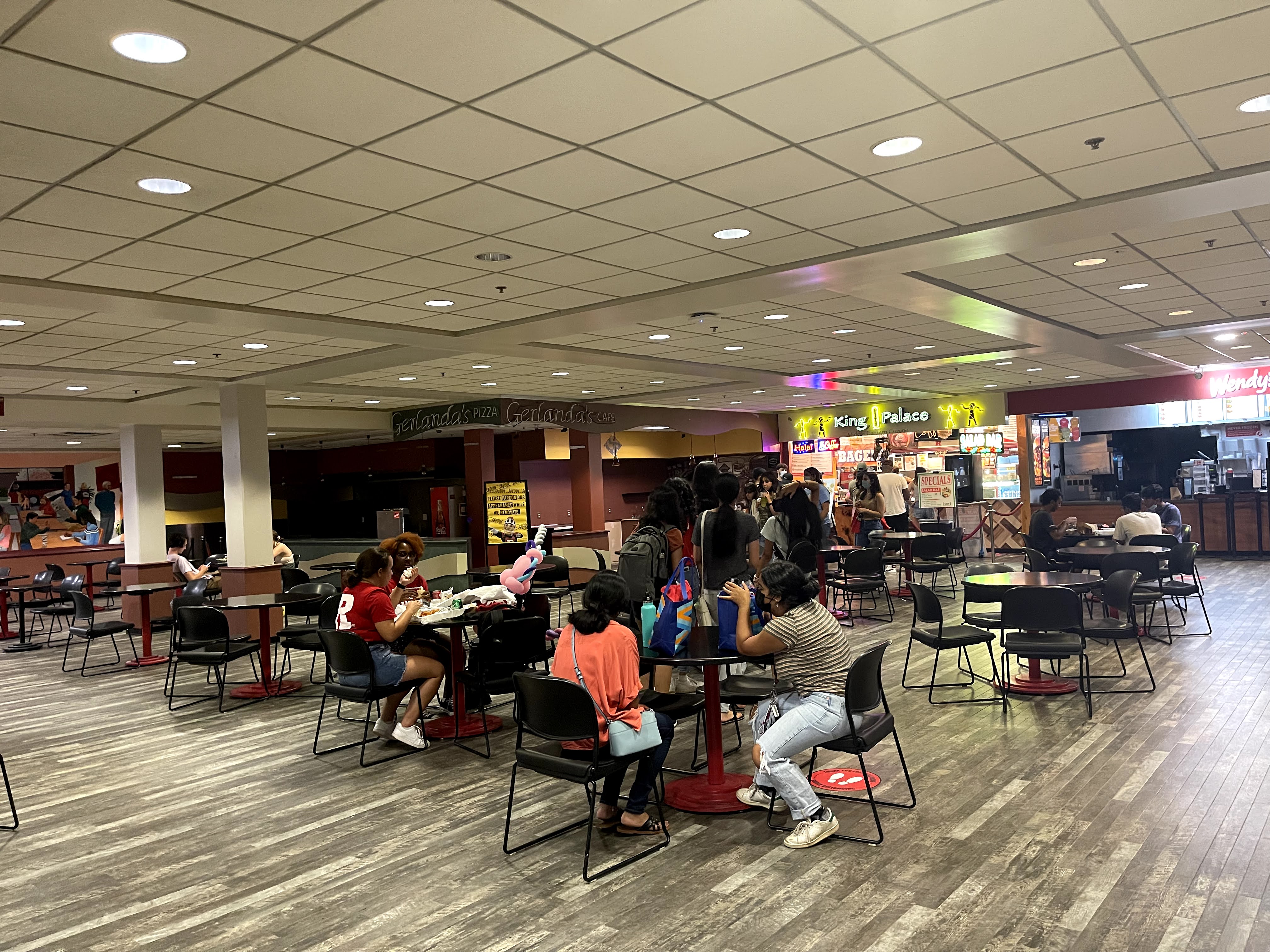 College Avenue Student Center Atrium Food Court Academic Scheduling