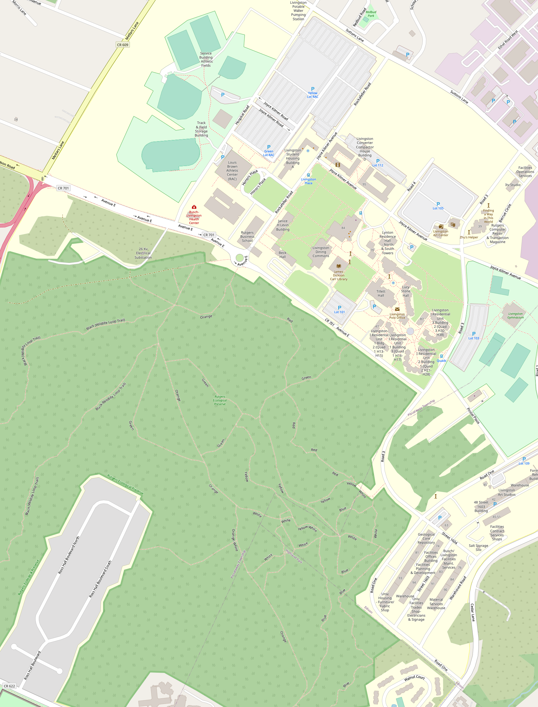 Rutgers Livingston Campus Map Livingston Student Center - Food Court | Academic Scheduling And  Instructional Space